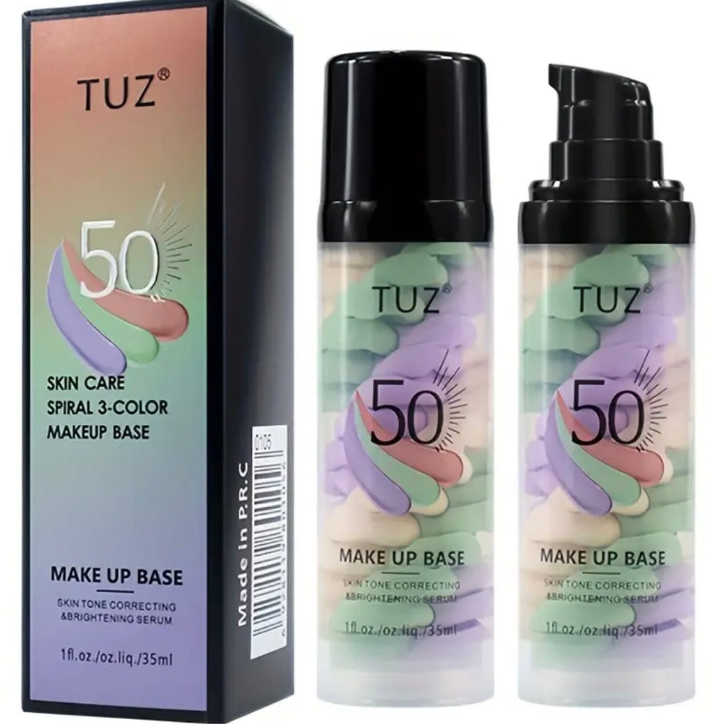 4pcs Tri-color Barrier Cream, A Variety Of Colors Mixed with BB Cream, Long-lasting Moisturizing, Light Texture, Natural Fit, Long-lasting Anti-smudge, Perfect for Travel And Gifts!
