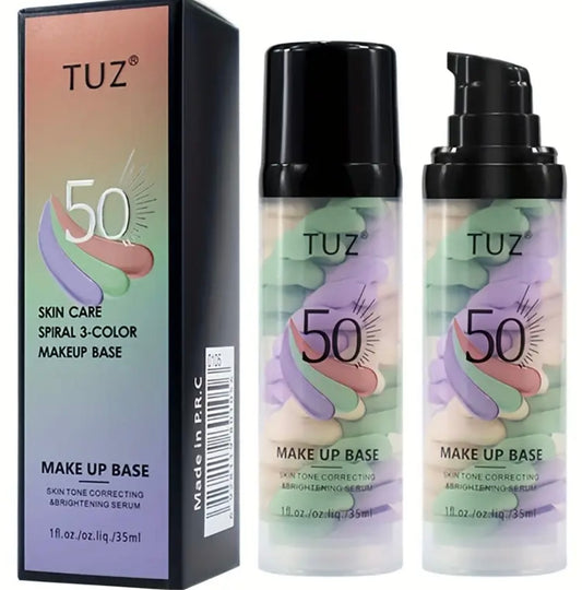 4pcs Tri-color Barrier Cream, A Variety Of Colors Mixed with BB Cream, Long-lasting Moisturizing, Light Texture, Natural Fit, Long-lasting Anti-smudge, Perfect for Travel And Gifts!