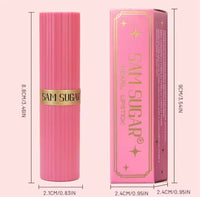Pearlescent Pink Glitter Velvet Lipstick Metallic Waterproof Long Lasting Matte S