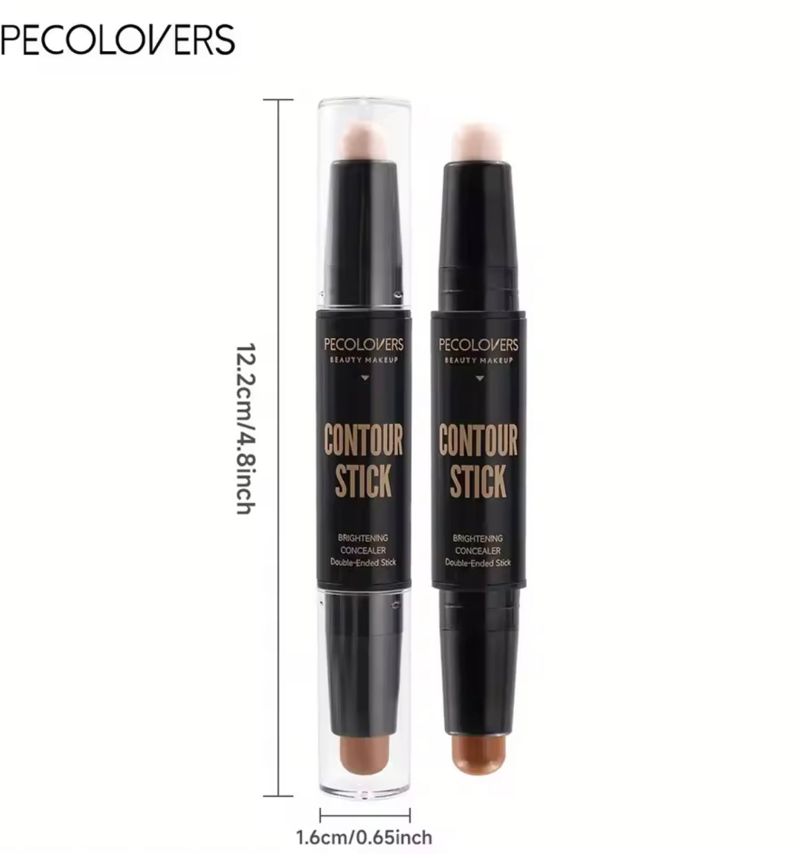 Double Head Highlight Pen Face Make Up Liquid Waterproof Contouring
