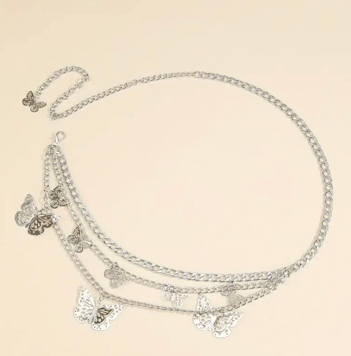 Ladies Fashion Butterfly Body Chain - Perfect for Beach Vacation & Party, Sexy Accessory Gift