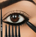 5-Pack Waterproof & Sweat-Proof Black Eyeliner Pencil - Long-Lasting, Smudge-Proof for Bold Eye Makeup, Easy Glide Formula for Perfect Wings - Black, Waterproof Eyeliner, Winged Eyeliner, Sleek Design, makeup