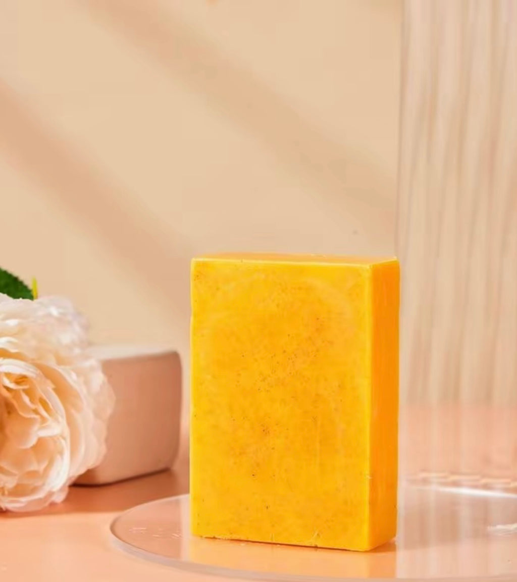 Lemon Turmeric & koji acid brightening soap dark spot remover cleansing soap  Skin Repair Cleansing