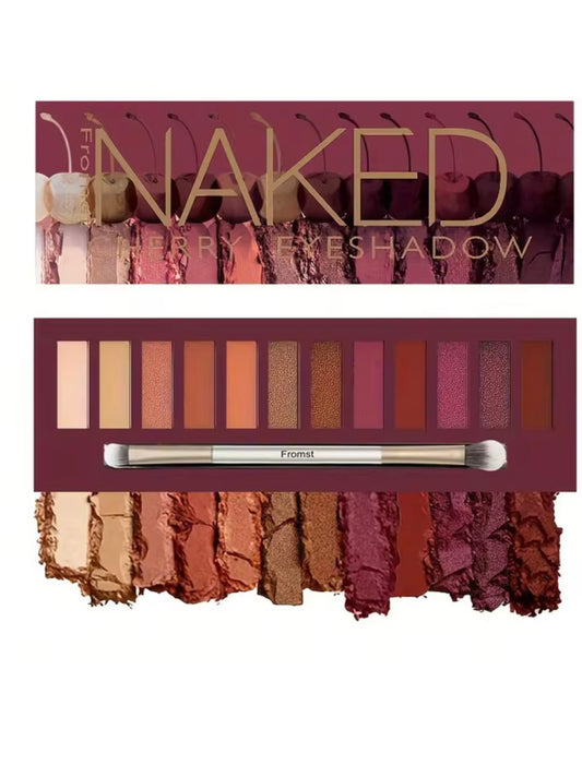 12 Colors Naked Heat Eyeshadow Palette a Perfect Halloween Makeup Gift