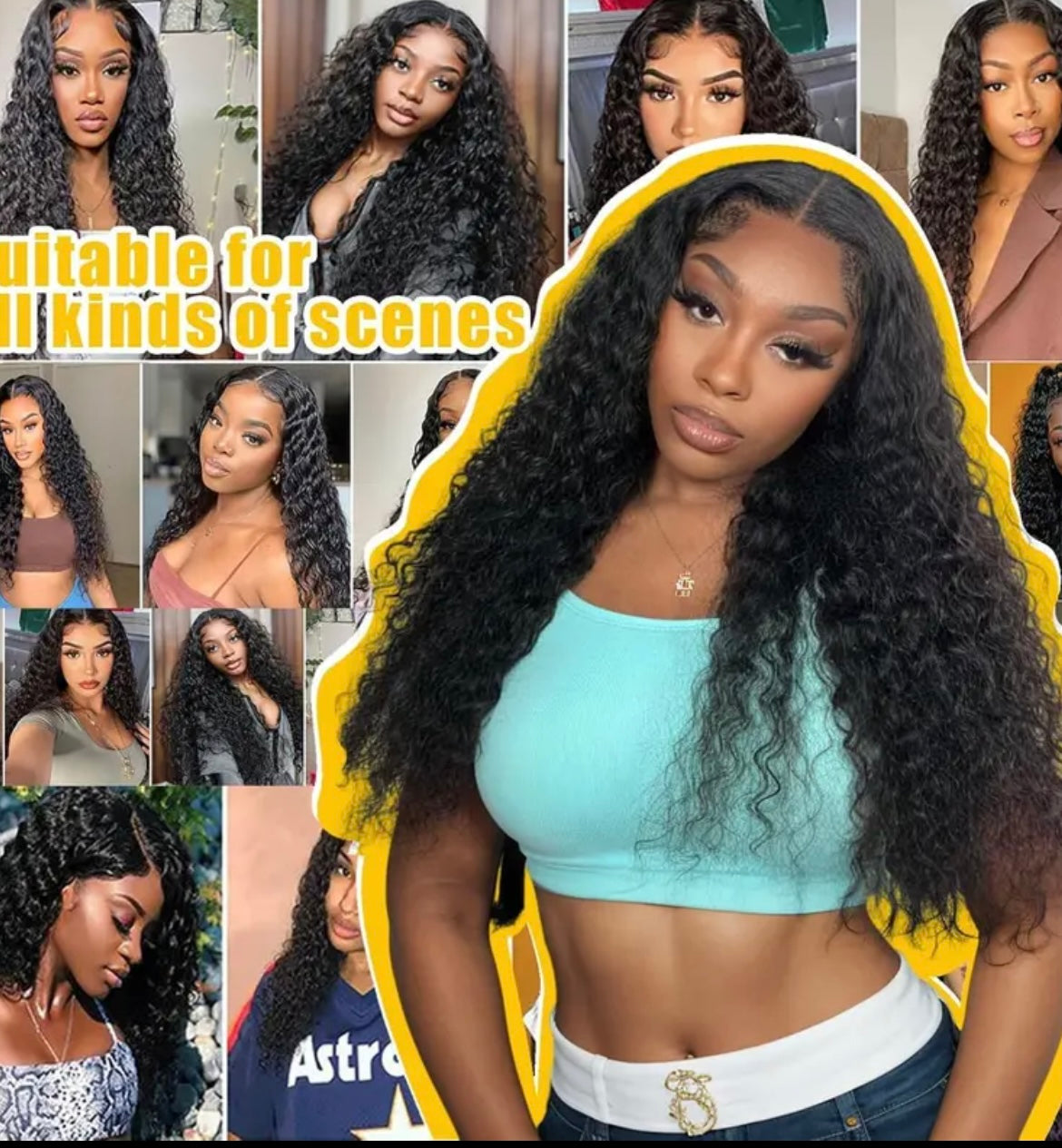 Human Hair Glueless Wigs Human Hair Pre Plucked Pre Cut Jerry Curlys Closure Wig Wear And Go Glueless Lace Closure Wig for Women Natural Color
