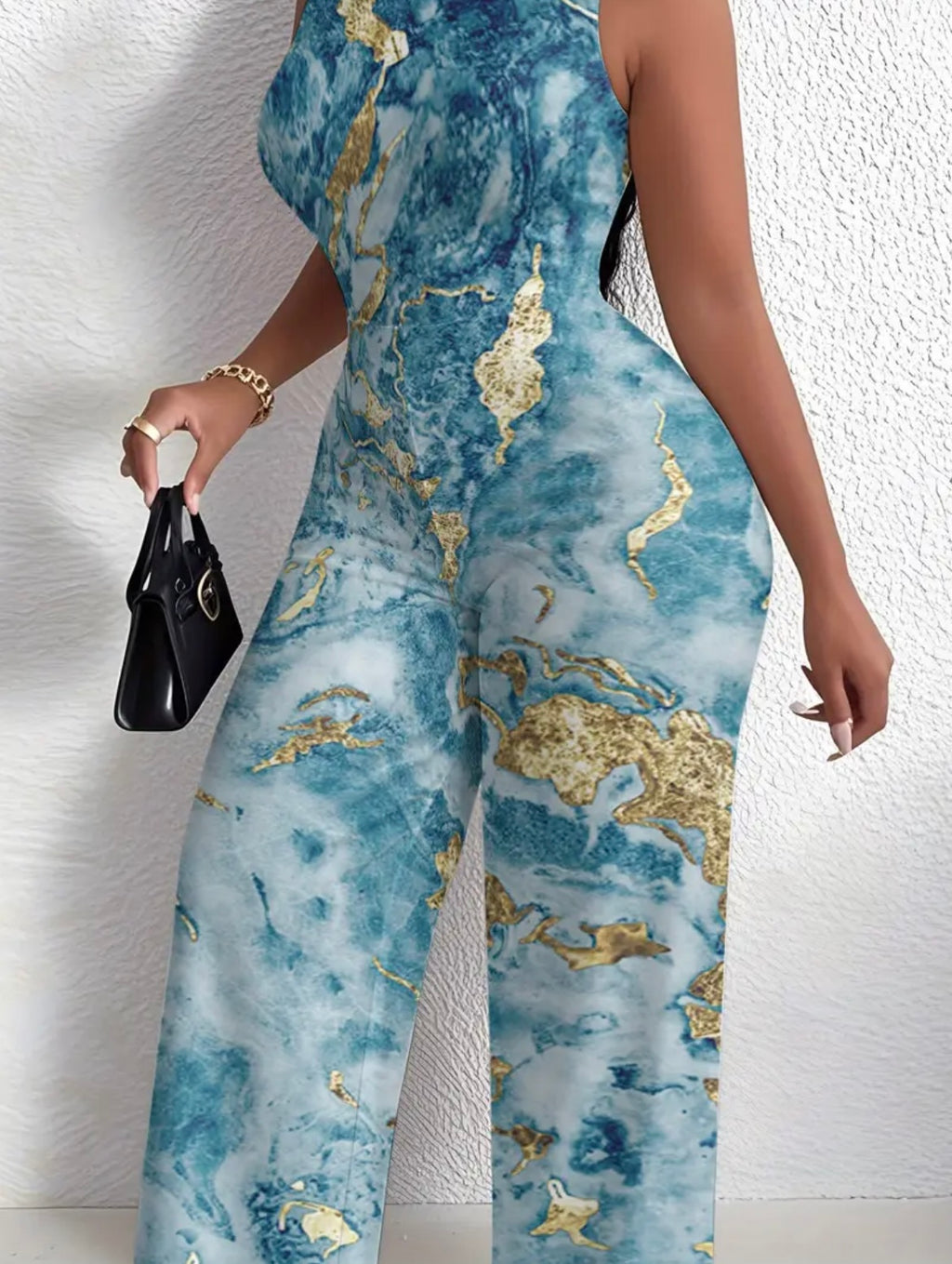 A Women'S Jumpsuit Featuring Trendy And Vibrant Prints, Designed to Be Sexy, Fitted, Lightweight, And Comfortable, Perfect for Beach Outings, Summer Vacations, And Casual Outdoor Wear, Jumpsuit And Romper For Women, Women Jumpsuit
