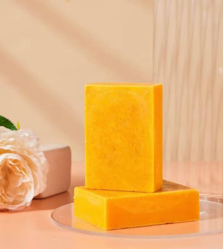 Lemon Turmeric & koji acid brightening soap dark spot remover cleansing soap  Skin Repair Cleansing
