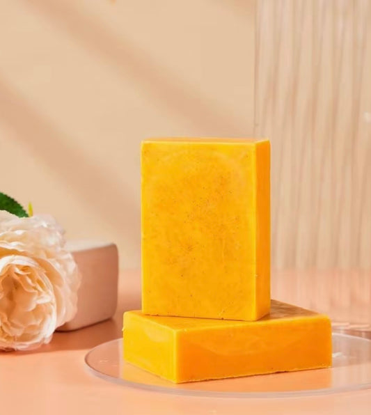 Lemon Turmeric & koji acid brightening soap dark spot remover cleansing soap  Skin Repair Cleansing