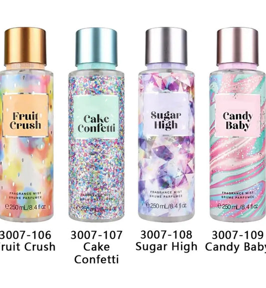 4PCS Women's Body and Hair Perfume Spray with Long - Lasting Scent, Accompanying You to Shine in Dates, Daily Life, and Parties
