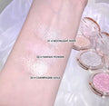 High gloss powder gloss glitter highlight contour palette natural gloss