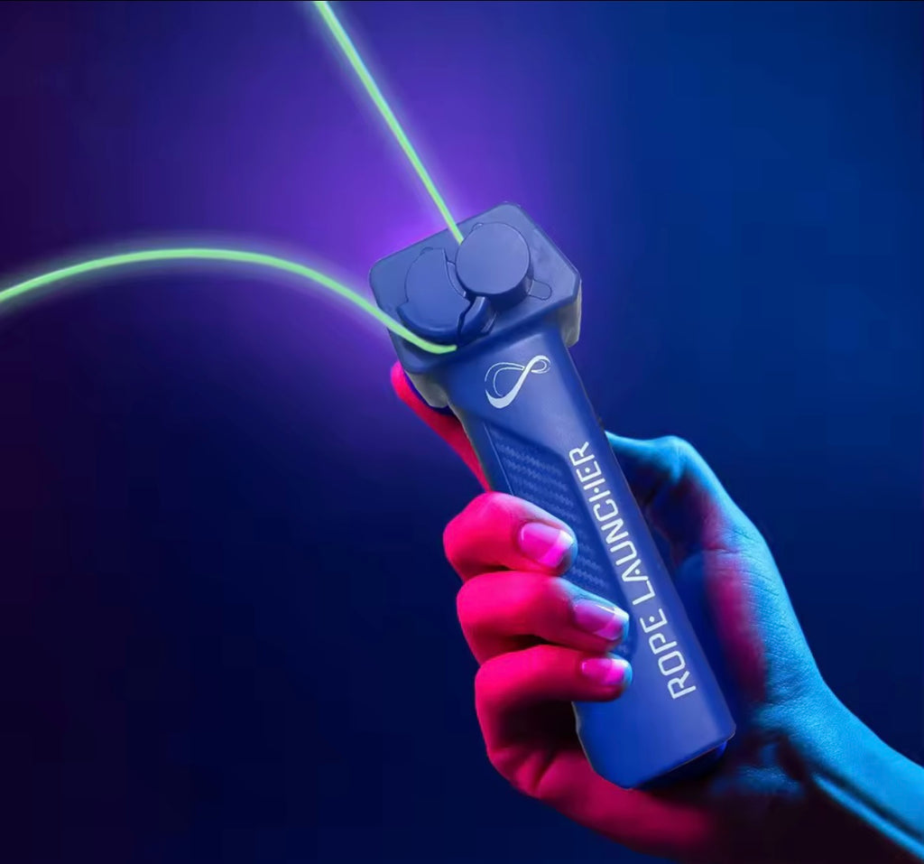 Launcher Fidget Toy Loop Rope Glow in The Dark USB Electric String Rope Launcher Ha