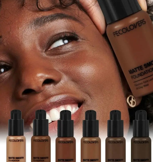 Long-Lasting Waterproof & Oil-Control Foundation Concealer Base Cream - Full Coverage (Buildable), Matte Smooth Finish, All Light Beige Types (Including Sensitive), with Dropper Cap - Darker shades for Dark Circles & Flawless Base - Everyday & Special Eve
