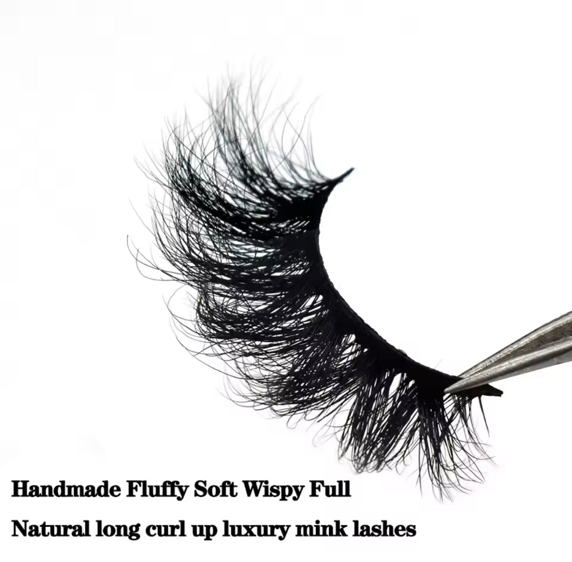 FOXESJI Makeup Eyelashes 3D Mink Eye Lashes Fluffy Soft Wispy Natural Lashes Extension