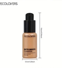 Long-Lasting Waterproof & Oil-Control Foundation Concealer Base Cream - Full Coverage (Buildable), Matte Smooth Finish, All Light Beige Types (Including Sensitive), with Dropper Cap - Darker shades for Dark Circles & Flawless Base - Everyday & Special Eve
