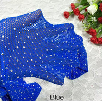 Trendy Shiny Fishnet Tights Small Mesh Glitter Pantyhose Thin drilled Stockings Women Girl