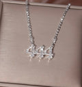 1pc New Beautiful Angel Numbers Necklace Sparkling Rhinestone Setting Beautiful Necklace Jewelry Suitable for Women's Daily and Party Occasions Angel Design Jewelry Women's Jewelry Holiday Gift Goods