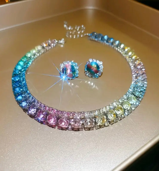 Queen Crowned Letters Design Backpack 3pcs for Men Women, Includes 17.1" Lightweight Large-Capacity Bookpack & Insulated LunchBox & Versatile Pencil Pouch, Best for Learning Outdoor Work Commute Travel Meals Getaways Christmas Gifts