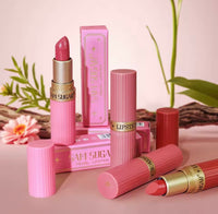 Pearlescent Pink Glitter Velvet Lipstick Metallic Waterproof Long Lasting Matte S