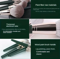 14-Piece Luxury Makeup Brush Set - Professional Full Face And Eye Detail Brushes Super Sof