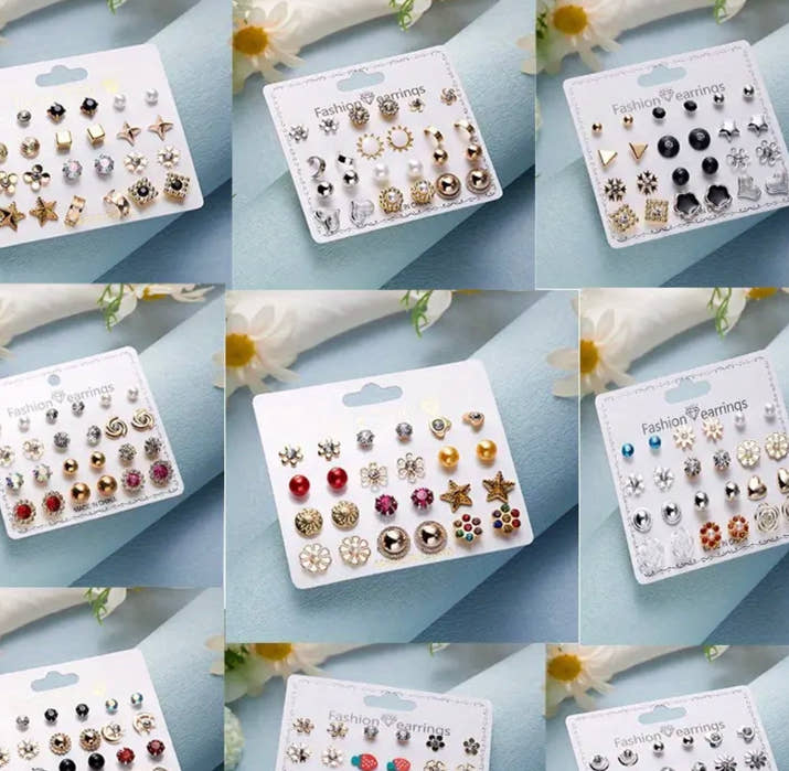 9 Stylish And Light Luxury Y2K Style Necklace Set with Geometric Pendant, Alloy Material, Suitable for Everyday Party Wear Or As a Gift to Friends