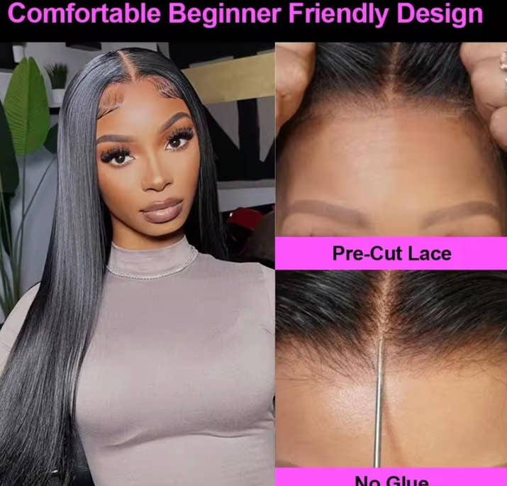Raw Vietnamese Wig Natural Human Hair and Transparent lace Front Wig 13x6 13x4