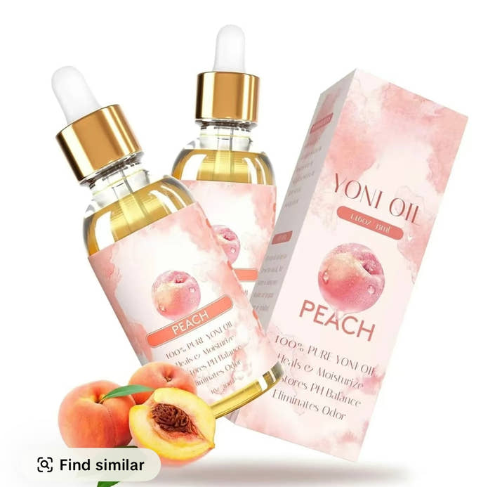 2 piece Yoni Oil feminine moisturizer ph balance order eliminater strawberry essential oil