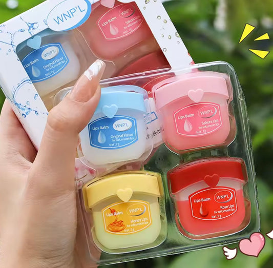 New 4/6/8pcs Moisturizing Lip Balm Sets Lipstick Makeup Natural Plant Base Moisturizer Lip Ba