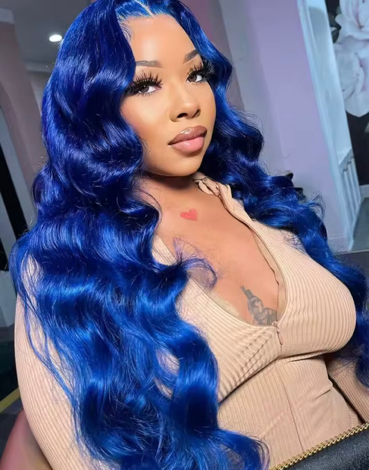 Straight Human Hair Wigs With Bang Full Machine Made Wigs 30 34 inch Natural Color Wig 3x1 Lace Front