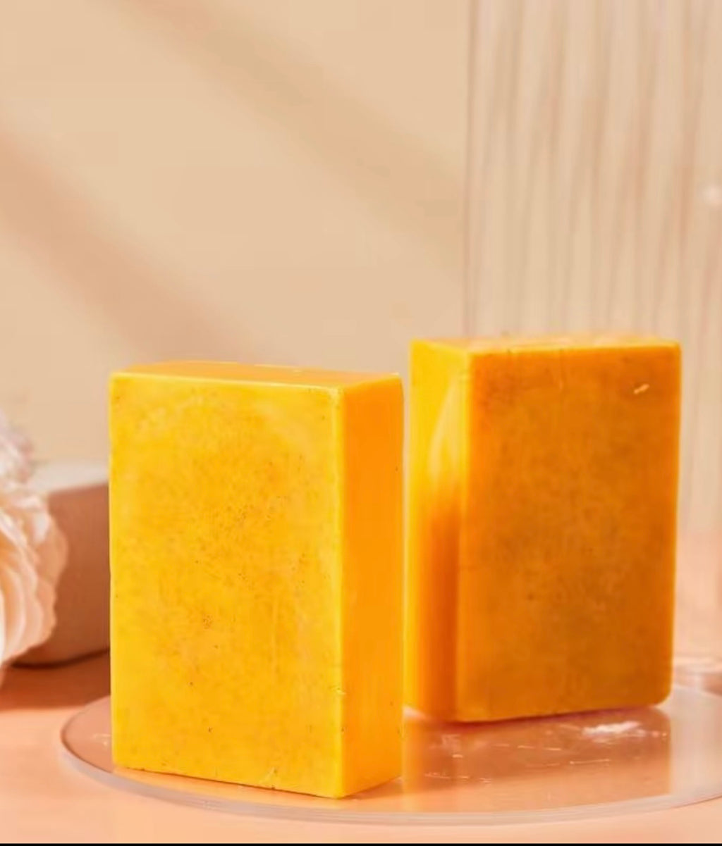 Lemon Turmeric & koji acid brightening soap dark spot remover cleansing soap  Skin Repair Cleansing