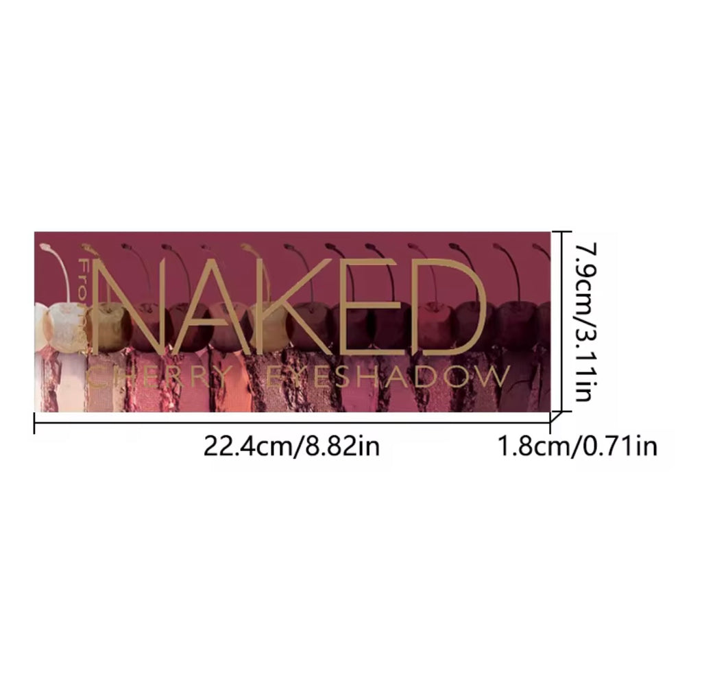 12 Colors Naked Heat Eyeshadow Palette a Perfect Halloween Makeup Gift