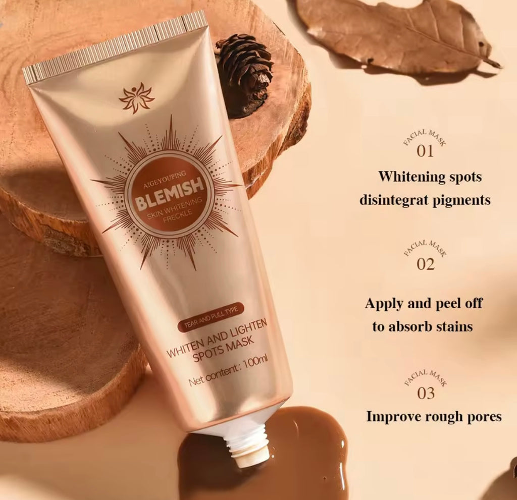 Whitening Spots Mask Spots Peel-Off Facial Mask Anti-Blemish Freckle Brightening