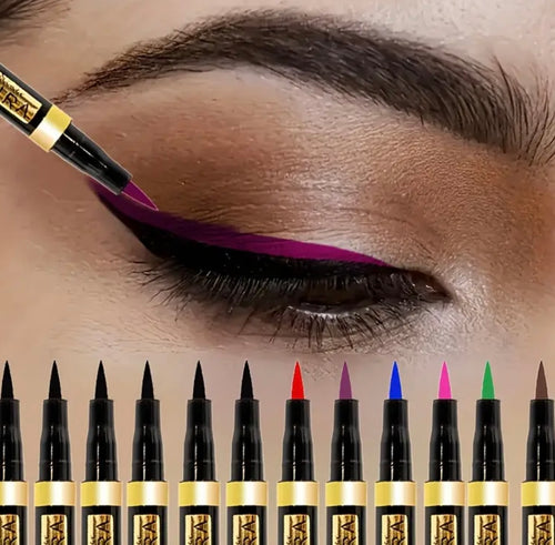 12pcs Eyeliner Pencil Set, Waterproof & Smudge-Proof, Long-Lasting, Vibrant Colors, Fine Tip, for Precise Eyeliner & Winged Looks, Perfect for Everyday & Special Occasions, Everyday Makeup | Vibrant Eyeliner | Waterproof Eyeliner, Eyeliner Pencils