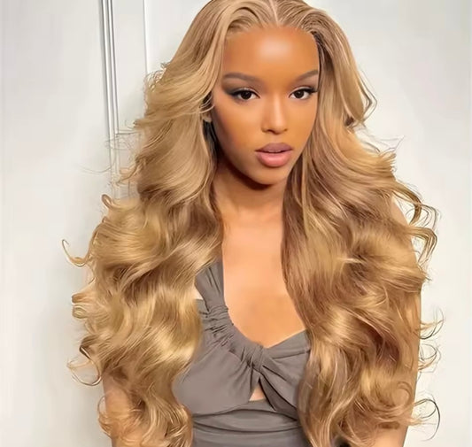 Straight Human Hair Wigs With Bang Full Machine Made Wigs 30 34 inch Natural Color Wig 3x1 Lace Front