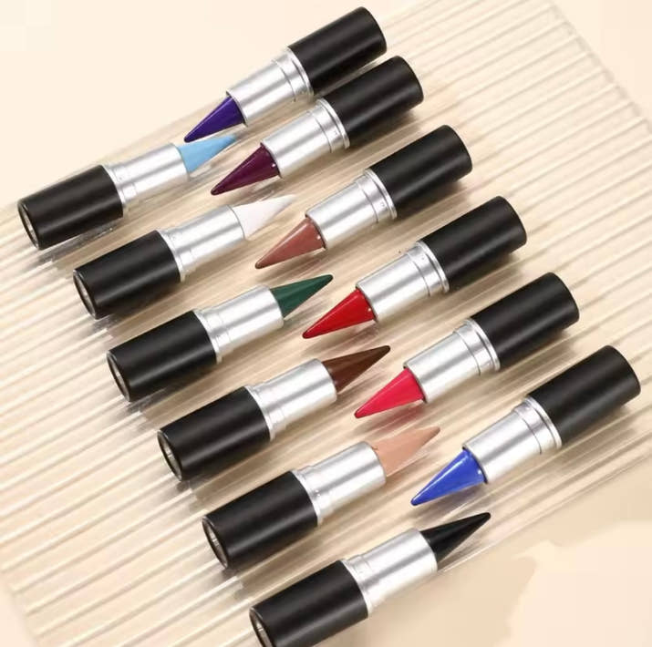 12 Colors Waterproof Eyeliner Cream Lasting Easy To Wear Eye Liner Gel Black Blue