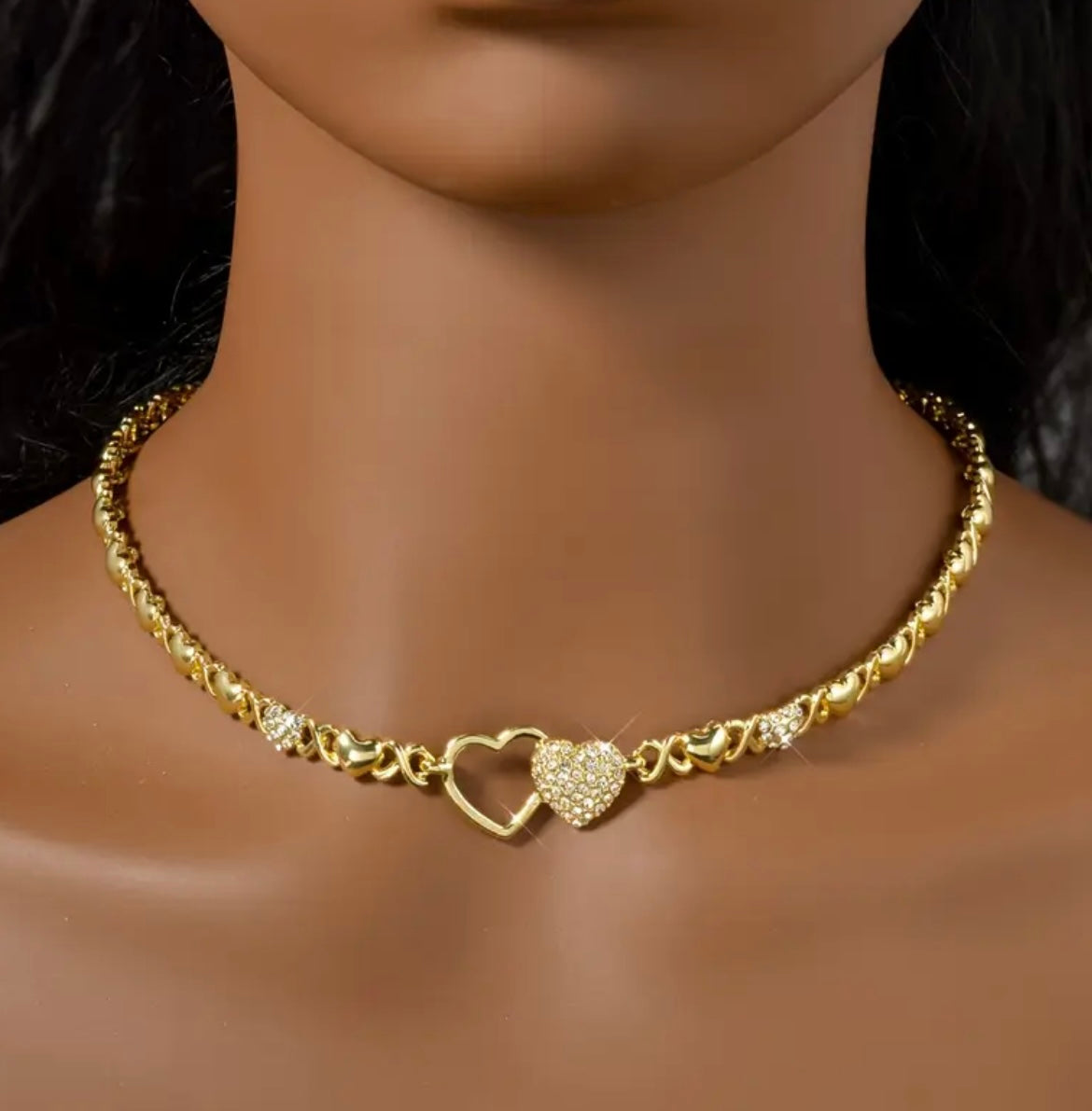 5pcs Bling Jewelry 5pcs/set Bling Bling Women's Necklace + Bracelet + Earrings + Ring | Cute and Elegant Jewelry Set Suitable for Daily Wear and Festive Party Gift