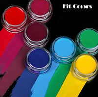 12Colors Eyeliner Cream Neon Colored Halloween Liner Eyeliner Pen Waterproof UV Blacklight Flu