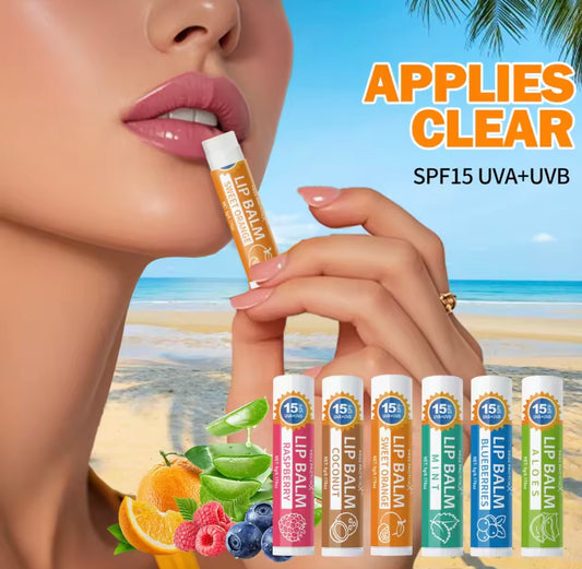 24PCS SPF 15 Lip Balm Gift Box - Blocks UV rays, moisturizes and adds shine, suitable for all skin types