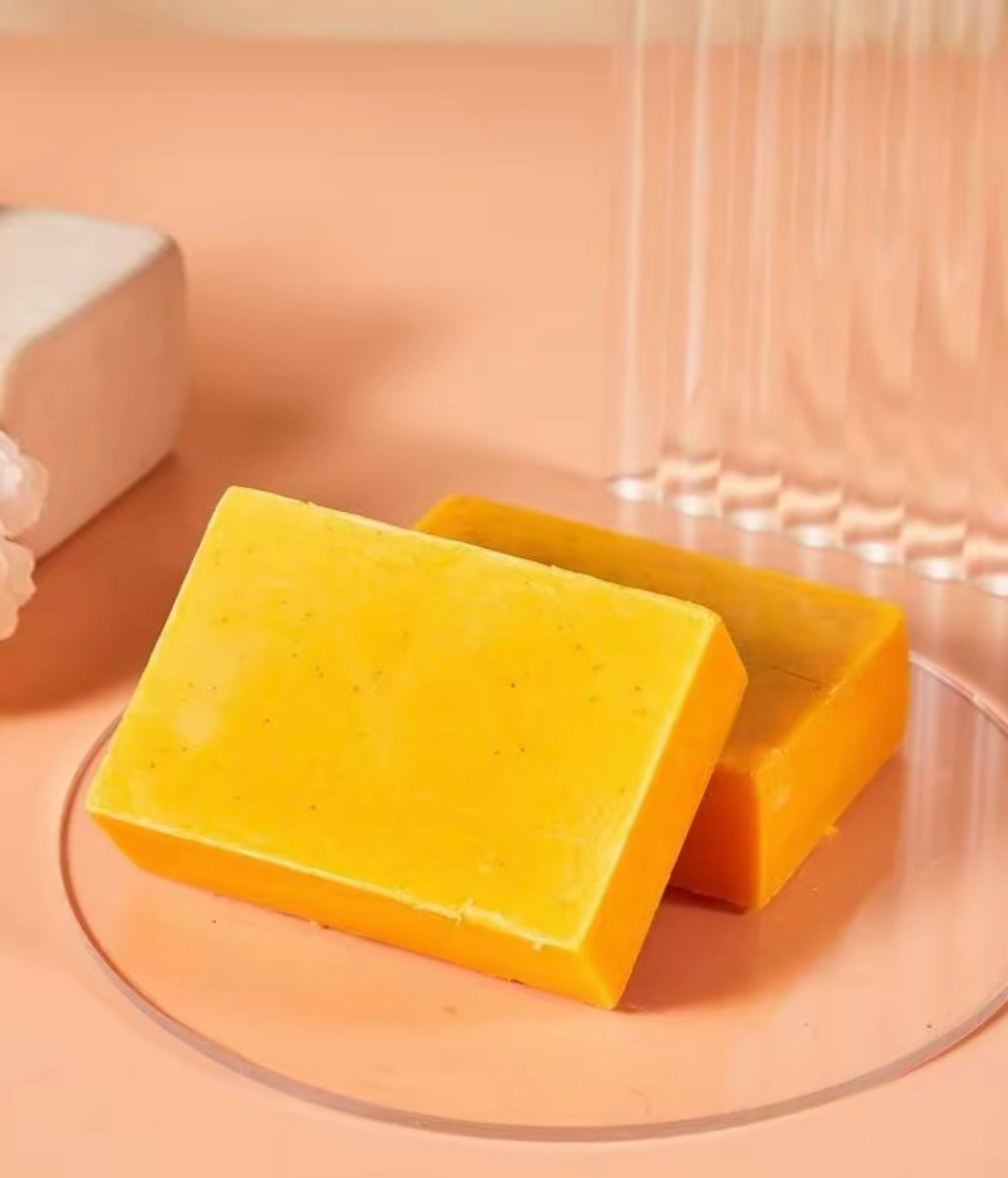 Lemon Turmeric & koji acid brightening soap dark spot remover cleansing soap  Skin Repair Cleansing