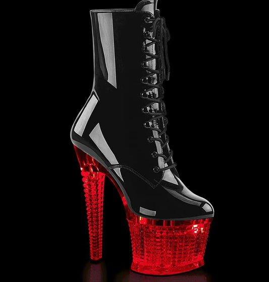 Flash dance Light up LED Charging Boots