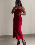 Summer Black New Dress Women Fashion Sexy Split Sleeveless Backless Slim Maxi Dress