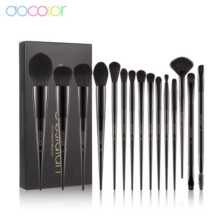 Docolor Makeup Brush Set Professional 10-30pcs Eyeshadow Blush Synthetic Foundation Brush
