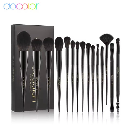 Docolor Makeup Brush Set Professional 10-30pcs Eyeshadow Blush Synthetic Foundation Brush