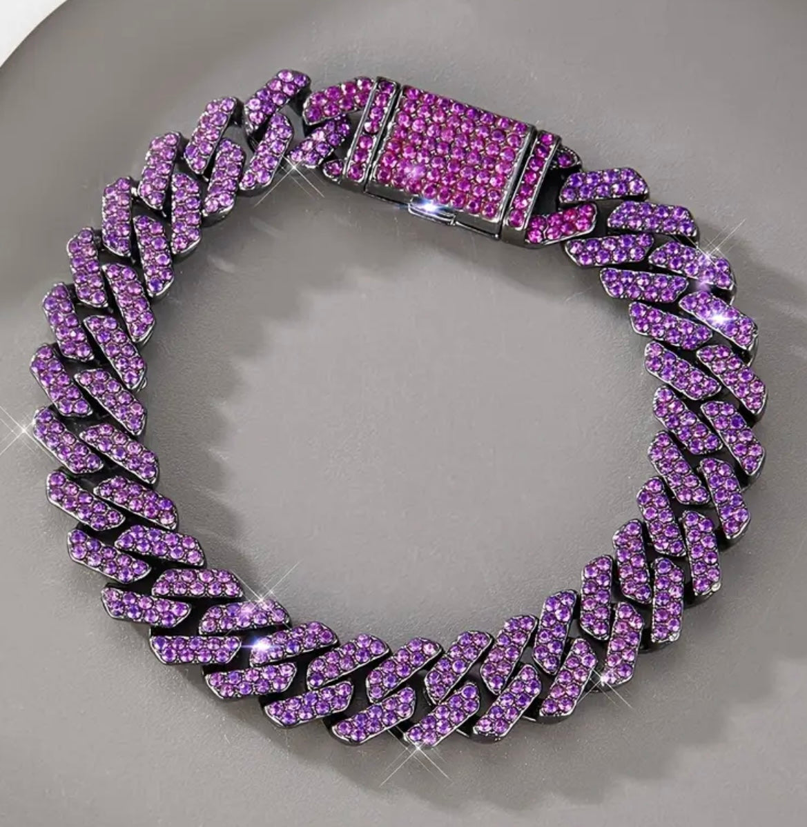 19mm Thick Cuban Chain S925 925 Silver Bracelet