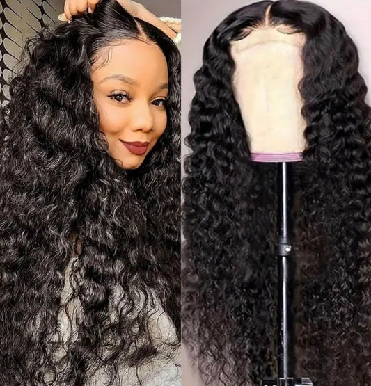 Human Hair Glueless Wigs Human Hair Pre Plucked Pre Cut Jerry Curlys Closure Wig Wear And Go Glueless Lace Closure Wig for Women Natural Color