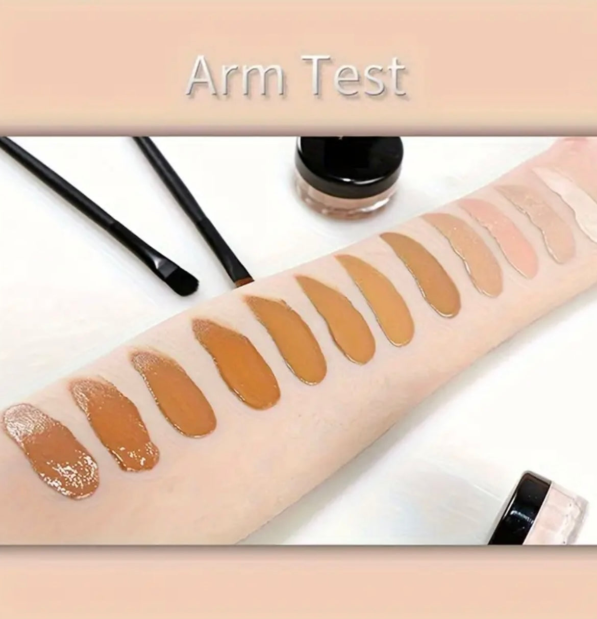 3pcs/set Longwear& Easy to Apply Cream Concealer Foundation, Waterproof Contour Makeup. Corrects Dark Circles Red Marks Eye Bags Freckle