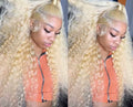 613 Hd Lace Frontal Wig 13x6 Human Hair Wigs Honey Blonde Wigs Curly Lace Front Wigs Human Hair 1