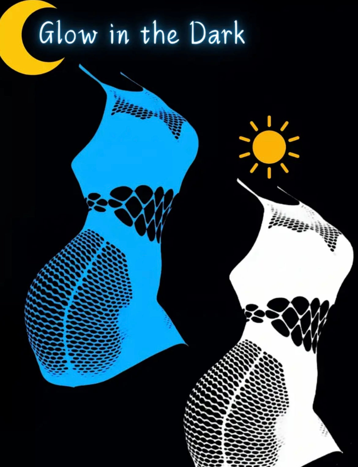 1pc White Lace Hollow High Elasticity Sheer Night Glow Dress Women'S Sexy Bodycon Dress