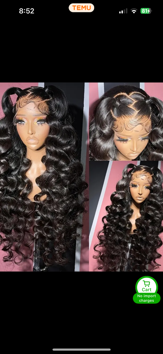250% Density 4X4 Deep Wavy Wigs With Tiny Knots 100% Brazlilian Virgin Human Hair #1B Wave Lace Frontal Wigs Natural Color Glueless Pre Cut Wigs Pre Plucked With Baby Hair HD Transparent Lace Front Wigs For Women Long 40inch