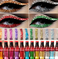 7pcs Pearlescent Glitter Powder Eyeliner Liquid Pen, Waterproof, Sweat Proof, Not Easy To Smudge, Not Caking, Colorful Liquid Eyeliner Eye Shadow, Suitable For Christmas Makeup