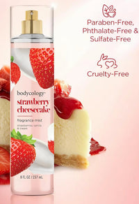 body mist strawberry cheesecake